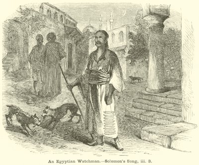 Egyptský hlídač, Solomons Song, iii, 3 od English School