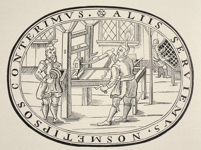 Anglická tiskárna, 1619 od English School