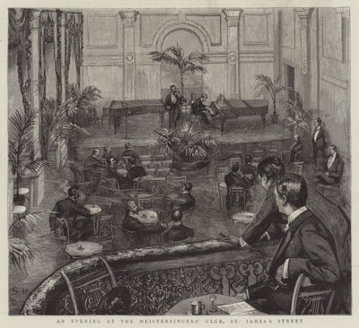 Večer v klubu Meistersinger