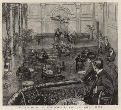 Večer v klubu Meistersinger od English School