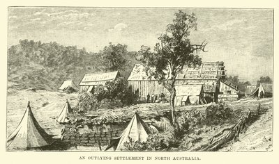 Odlehlá osada v severní Austrálii od English School