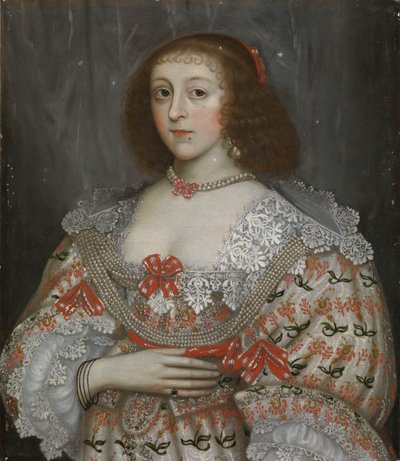 Neznámá mladá dáma z doby Karla I., asi 1635 (olejomalba) od English School