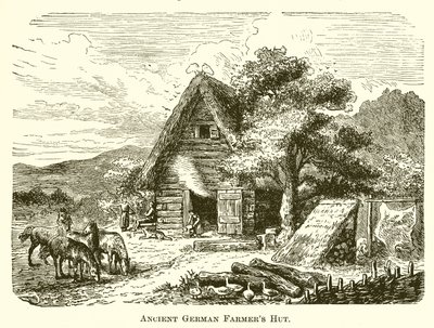 Starověká německá farmářská chata od English School