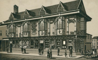 Ancient House, Ipswich (litografie) od English School