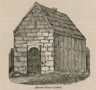 Starověké kamenné potrubí od English School