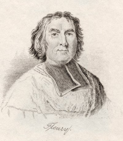 Andre-Hercule de Fleury, biskup z Frejus, z 