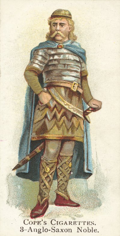 anglosaský šlechtic (chromolitho) od English School