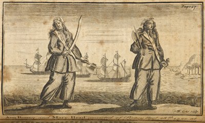 Pirátky Ann Bonny a Mary Read od English School