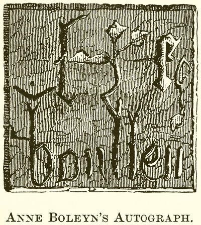 Autogram Anny Boleynsové od English School