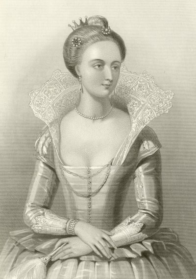 Anna Dánská, královna krále Jakuba I od English School