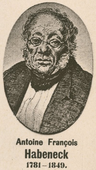 Antoine Francois Habeneck (rytina) od English School