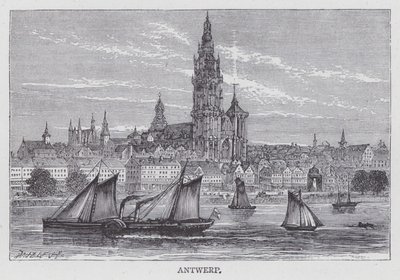 Antverpy (rytina) od English School