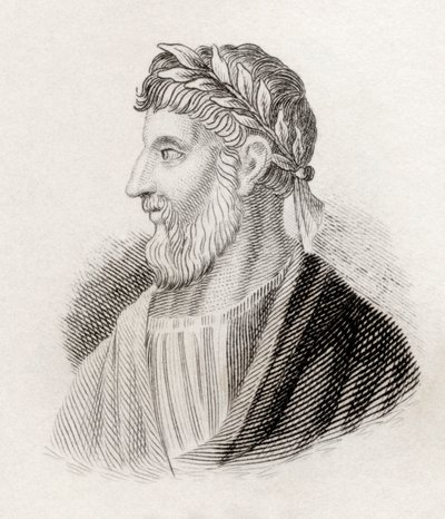 Apollonius z Tyany, z „Crabbes Historical Dictionary“, vydaného v roce 1825 od English School