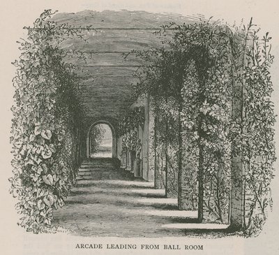 Arkáda vedoucí do Ball Room, Holland House od English School