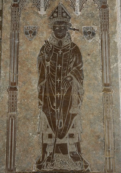 Arcibiskup Thomas Cranley, 1417 (mosaz) od English School