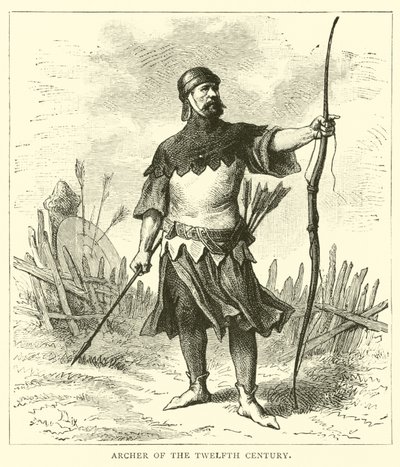 Lukostřelec z dvanáctého století od English School