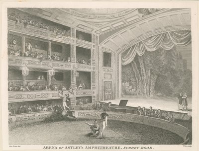 Arena of Astleys Amphitheatre, Surrey Road od English School