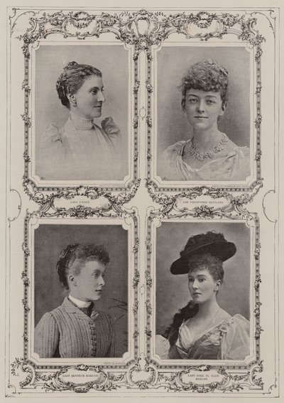 Aristokracie (rytina) od English School