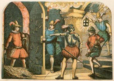 Zatčení Guye Fawkese od English School