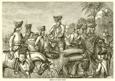 Zatčení lorda Pigota (1776) od English School