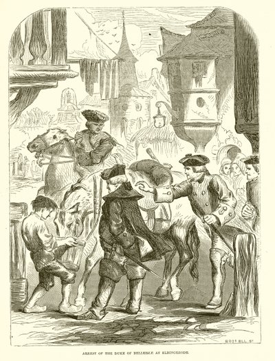 Zatčení vévody z Belleisle v Elbingerode od English School
