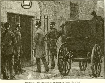 Příjezd pana Parnella do věznice Kilmainham Gaol od English School