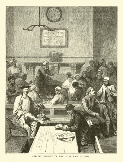 Asijská mise v East Endu, Londýn od English School