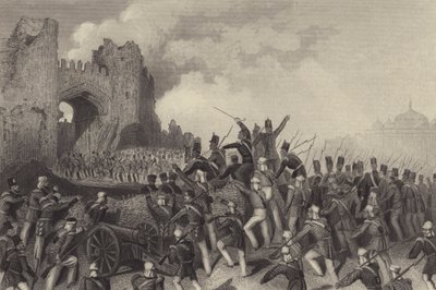 Assault of Delhi - dobytí Kašmírské brány od English School