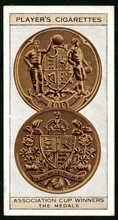 Vítězové poháru asociace, medaile (litho) od English School