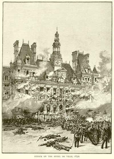 Útok na Hotel de Ville, 1830 od English School