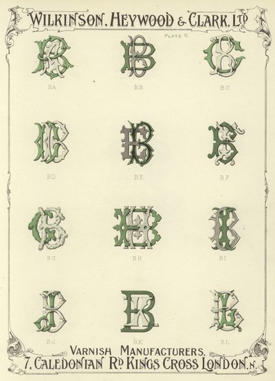 BA, BB, BC, BD, BE, BF, BG, BH, BI, BJ, BK, BL od English School