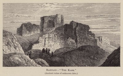 Babylon, "Kasr" (rytina) od English School