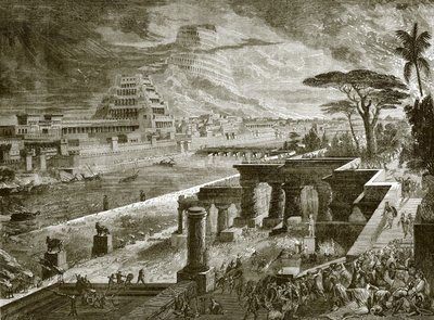 Babylon dobytý armádou Kýra Velikého od English School