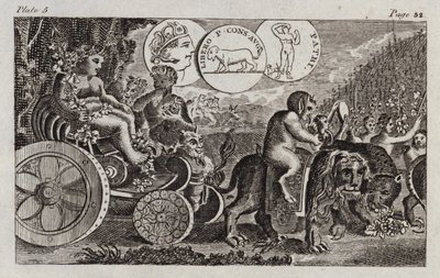 Bacchus (rytina) od English School