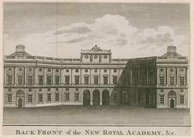 Zadní strana nové Královské akademie od English School