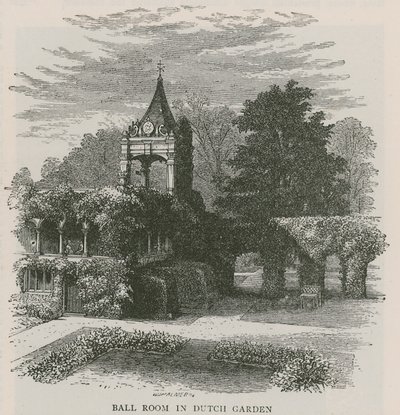Taneční sál v holandské zahradě, Holland House od English School