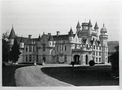 Hrad Balmoral (litho) od English School