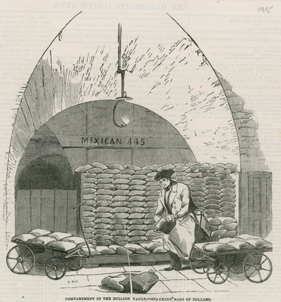 Bank of England, Bullion Office a Gold Weighing Room od English School