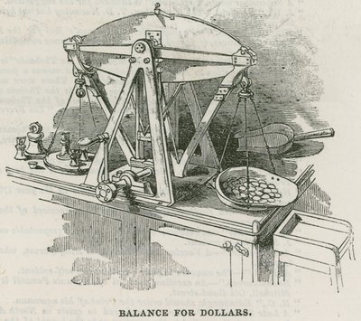 Bank of England, Bullion Office a Gold Weighing Room od English School