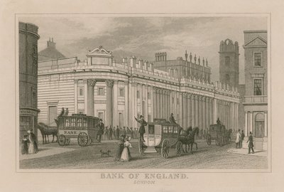 Bank of England, Sir John Soanes South Front, 1823 od English School