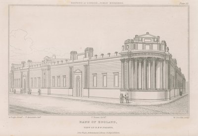 Bank of England, sir John Soanes fronty od English School