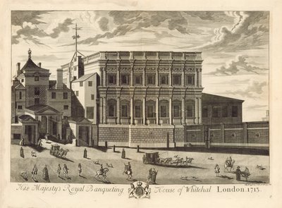Hodovní dům, Whitehall, 1713 od English School
