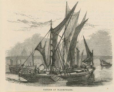 Čluny v Blackfriars od English School