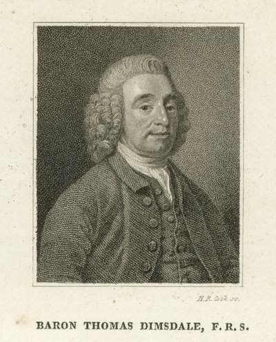 Baron Thomas Dimsdale (rytina) od English School