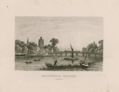 Battersea Bridge, Surrey od English School