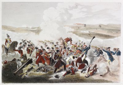 Battle of Eupatoria (barevná rytina) od English School