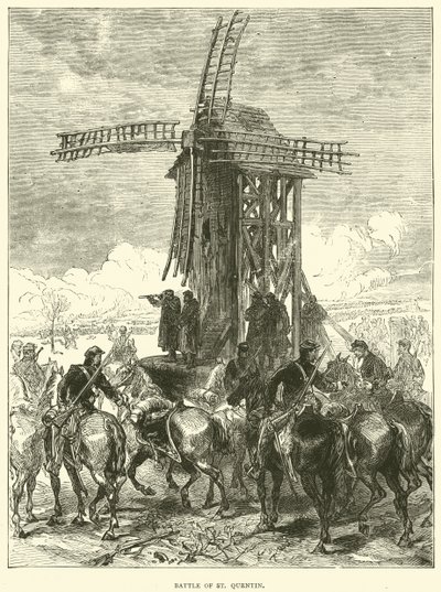 Bitva u St Quentin, leden 1871 od English School