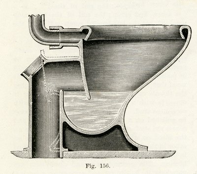 Baziers Patent Direct-Action Closet, 1870 od English School