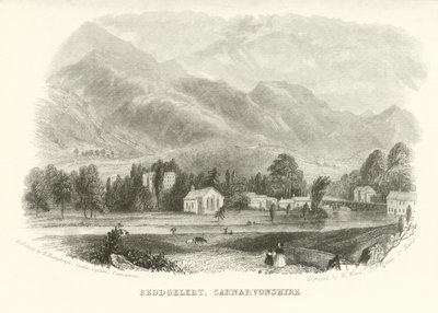 Beddgelert, Carnarvonshire, Wales od English School