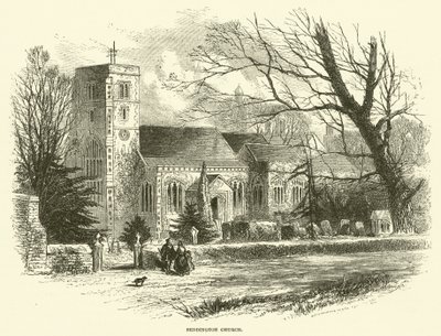 Beddington Church (rytina) od English School